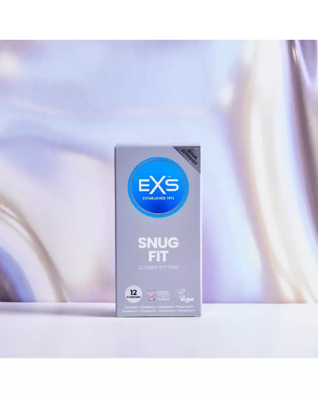 Image des préservatifs EXS Snug Fit, pack de 12, haute qualité et ajustement parfait-3