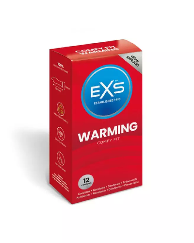 Image de préservatifs EXS Warming - Sensations chauffantes et protection sûre-1