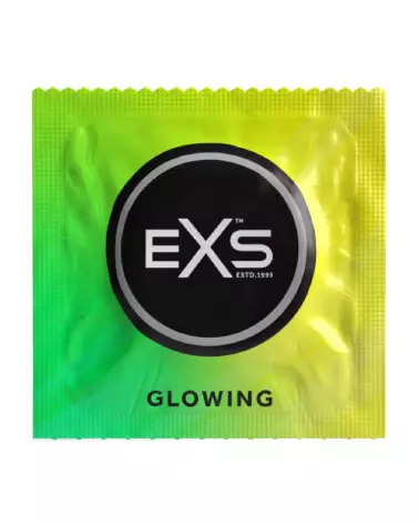 Image des préservatifs lumineux EXS Glow en pack de 3-2