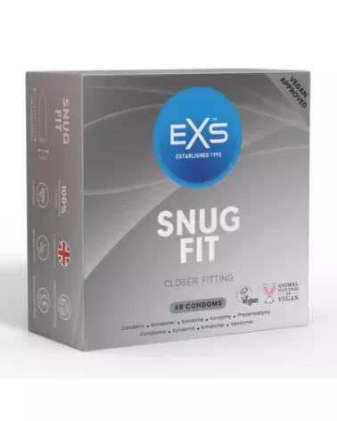 Image du pack de préservatifs EXS Snug Fit 48 pièces pour confort et sécurité optimale-1