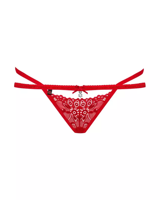Image du String Rouge 838-THO-3 Obsessive, lingerie féminine et sensuelle-9