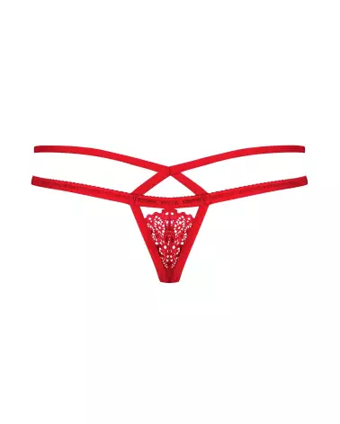 Image du String Rouge 838-THO-3 Obsessive, lingerie féminine et sensuelle-10