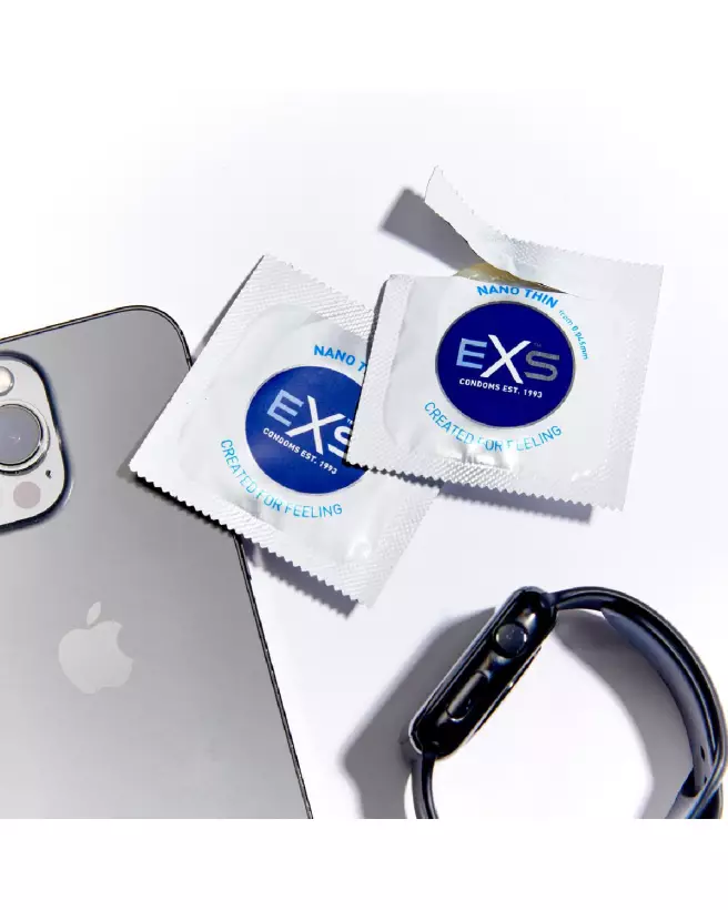 Image des préservatifs EXS Nano Thin pack de 48, ultra fins et confortables-3