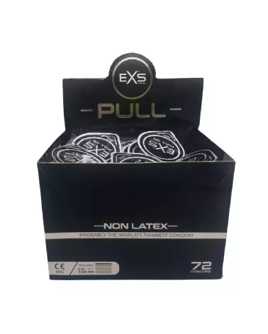 Image des préservatifs EXS Pull Non-Latex, 72 pièces, hypoallergéniques et sans latex-3
