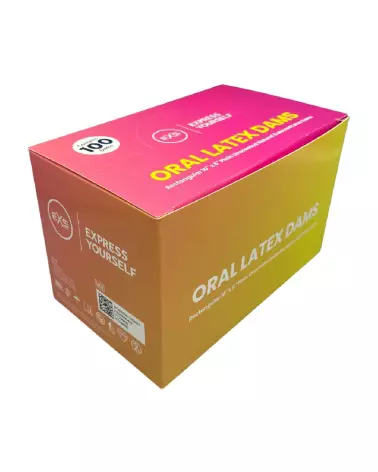 Pack de 100 Dams Oraux EXS en Latex pour Hygiène et Santé Dentaire-4
