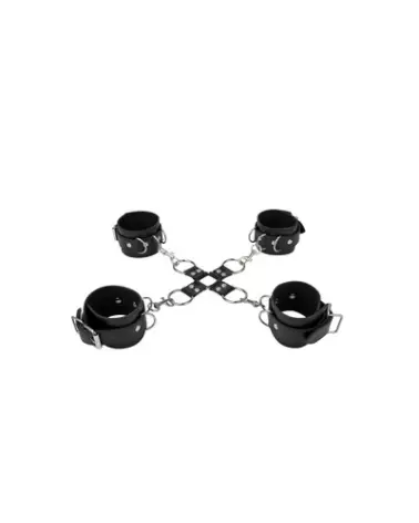 Menottes en cuir Ouch! by Shots pour mains et jambes-1