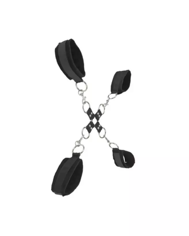 Menottes Ouch! by Shots avec Velcro pour mains et jambes-1