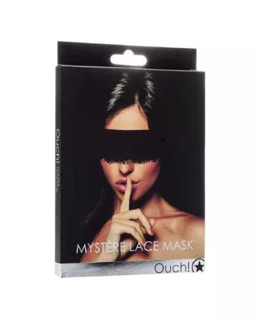 Masque Mystère Lace élégant par Ouch! pour jeux de séduction et bondage doux-2