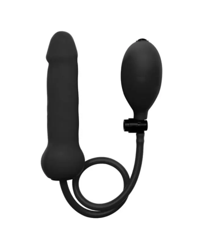 Dong gonflable en silicone Ouch! by Shots, sextoy adaptable haute qualité-1