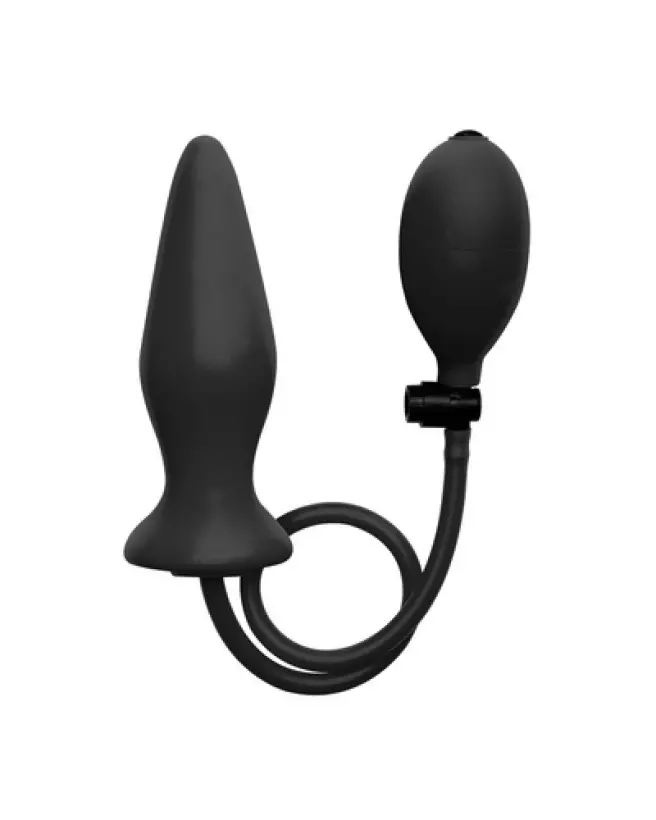 Plug gonflable en silicone Ouch! by Shots, sextoy de qualité, expansion adaptable-1