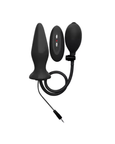 Plug gonflable vibrant en silicone Ouch! by Shots - sextoy de qualité premium-1