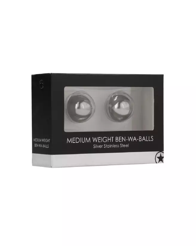 Boules de Geisha Medium Weight Ouch! by Shots pour renforcement pelvien-3