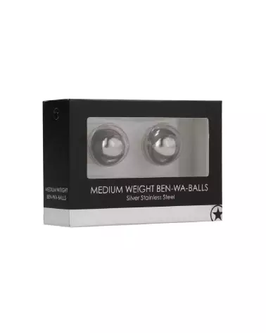 Boules de Geisha Medium Weight Ouch! by Shots pour renforcement pelvien-3