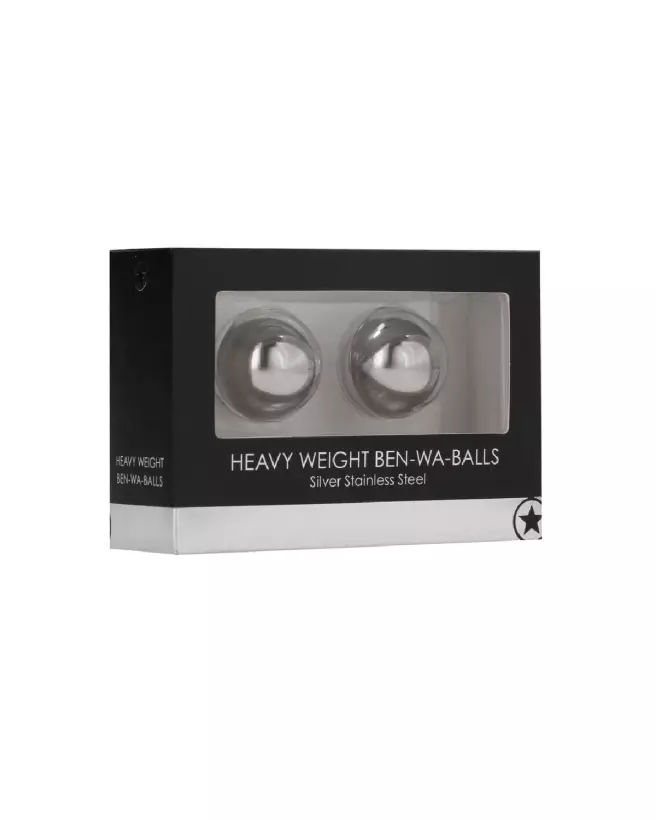 Image des Boules Ben-Wa Heavy Weight de Ouch! by Shots pour musculation pelvienne-2
