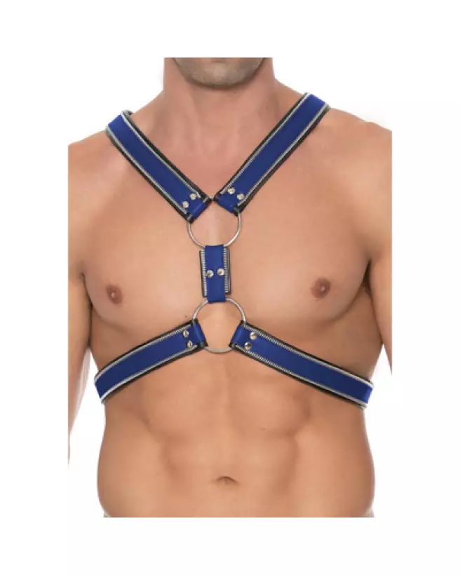 Harnais Homme Z Series Scottish L/XL par Ouch! by Shots en motif écossais et confort optimal-1