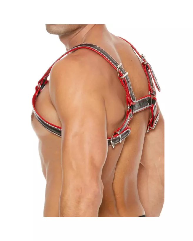 Image du Harnais Z Series Chest Bulldog S/M par Ouch! by Shots - Style et Confort-3
