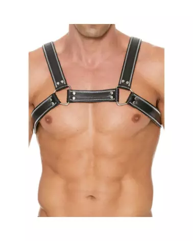Harnais Poitrine Bulldog Z Series L/XL pour Homme par Ouch! Shots-1
