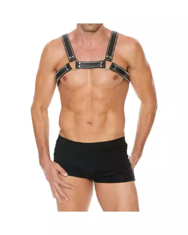 Harnais Poitrine Bulldog Z Series L/XL pour Homme par Ouch! Shots-3