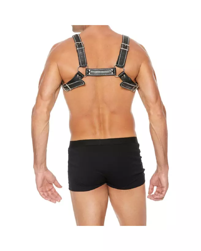 Harnais Poitrine Bulldog Z Series L/XL pour Homme par Ouch! Shots-4
