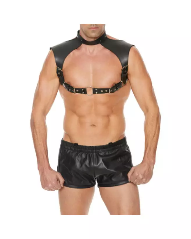 Harnais homme élégant avec collier de cou Ouch! by Shots-1