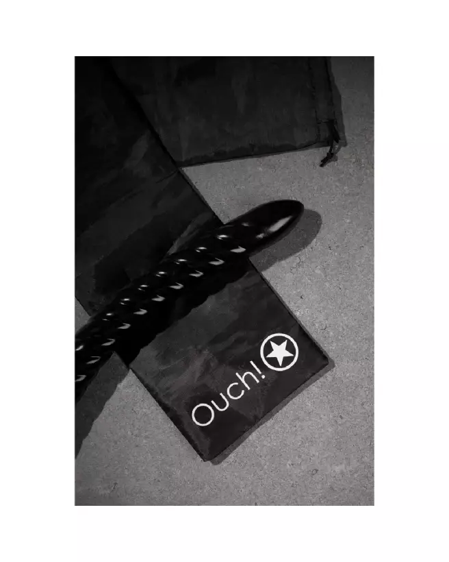 Chapelet anal noir Ouch! Anal Snakes Toy Bag pour exploration et plaisir sécurisé-3