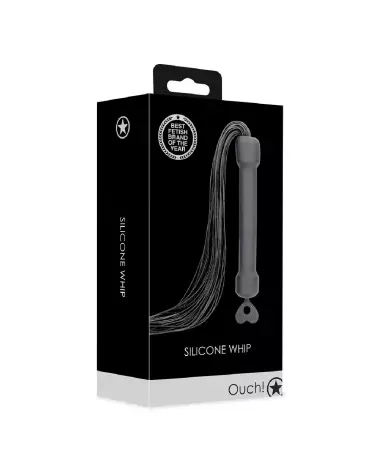 Cravache en silicone pour débutants Ouch! by Shots, accessoire BDSM-2