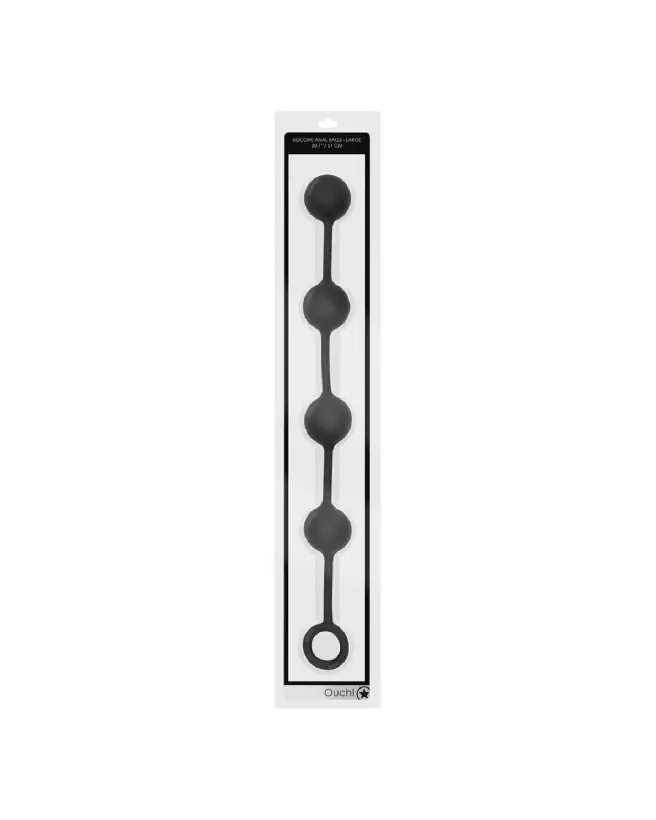 Boules Anales Grandes en Silicone Ouch! by Shots pour stimulation anale-2