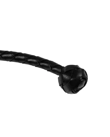 Fouet en cuir PU avec noeuds de Ouch! by Shots pour BDSM-5