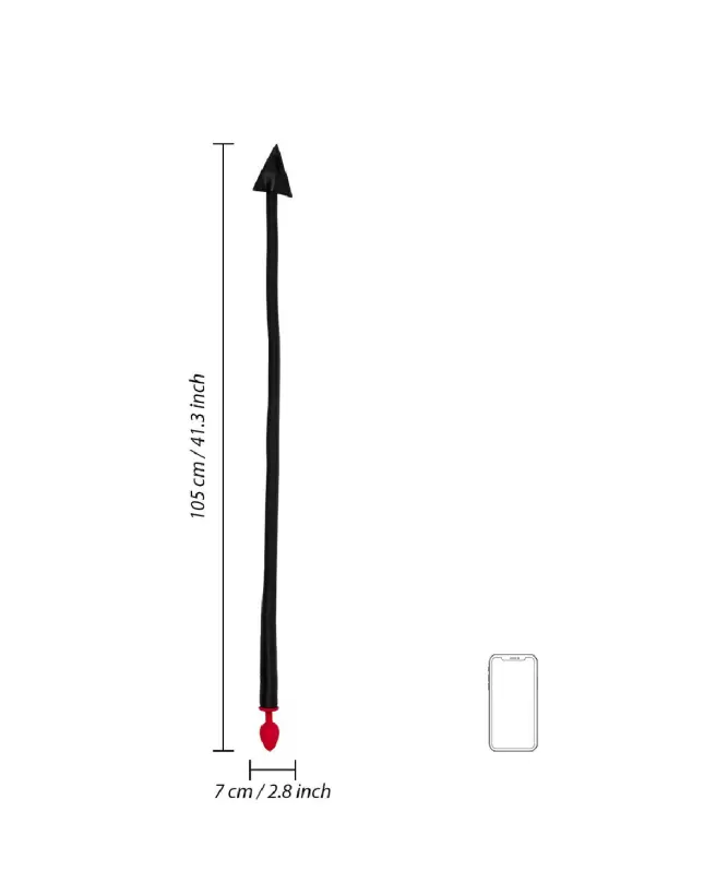 Plug anal en silicone Queue du Diable Ouch! by Shots pour stimulation et jeu érotique-6