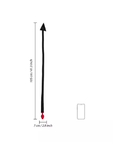 Plug anal en silicone Queue du Diable Ouch! by Shots pour stimulation et jeu érotique-6