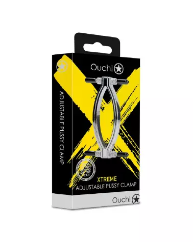 Pince à chatte ajustable Ouch! by Shots pour stimulation clitoridienne-2