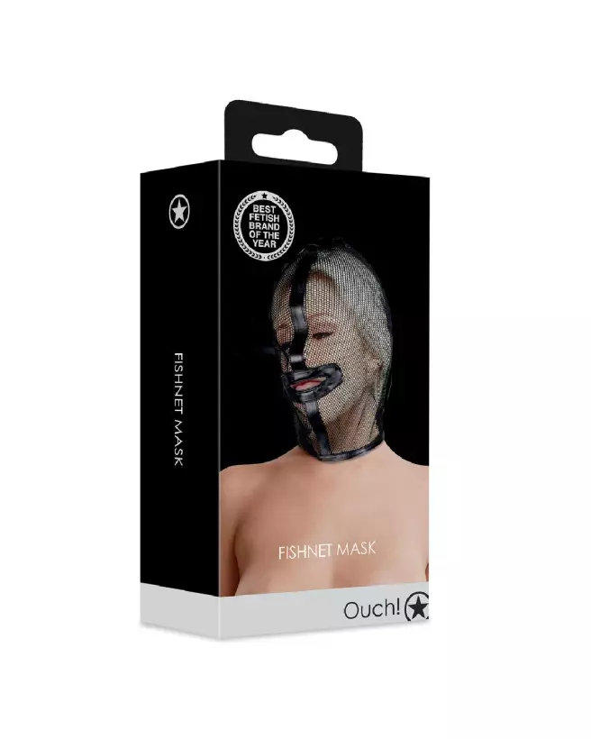 Masque en résille élégant Ouch! by Shots pour jeux de rôle et soirées mystères-2