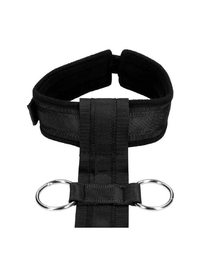 Harnais de contention Ouch! by Shots avec collier et menottes ajustables-6