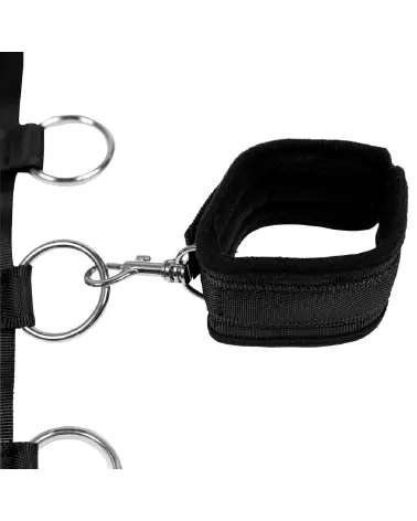 Harnais de contention Ouch! by Shots avec collier et menottes ajustables-7