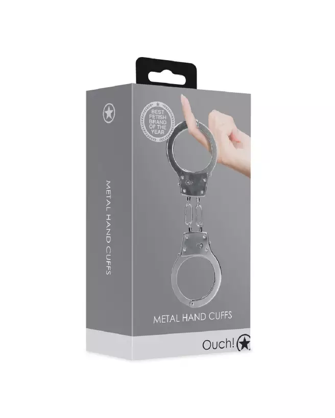 Image des menottes en métal Ouch! by Shots pour sécurité et jeux de rôle-2