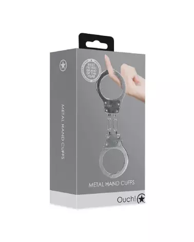 Image des menottes en métal Ouch! by Shots pour sécurité et jeux de rôle-2