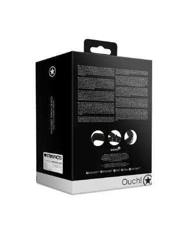 Image du Sling rembourré pour cuisses noir de Ouch! by Shots, confort et sécurité optimisés-3