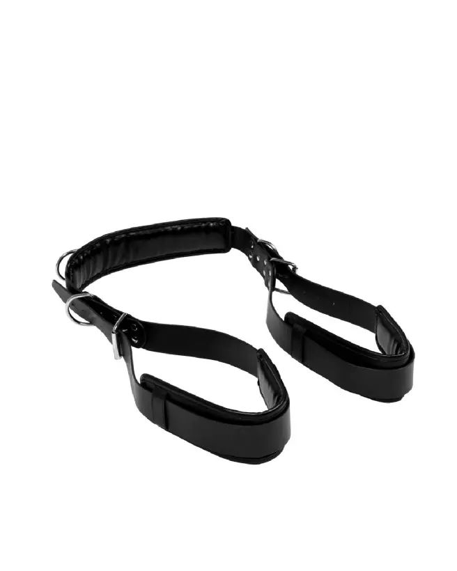 Image du Sling rembourré pour cuisses noir de Ouch! by Shots, confort et sécurité optimisés-4