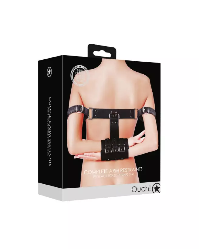 Image Complete Arm Restraints noir par Ouch! by Shots - Attaches de Sécurité-2