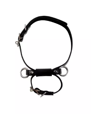 Kneeling Thigh Cuff Set noir par Ouch! by Shots pour jeux de domination-6