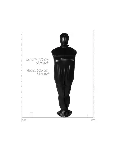 Body Bag with Nylon Straps by Ouch! Shots in Black-7