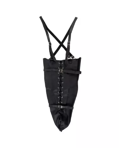 Lace-Up Full Sleeve Arm Restraint Black Ouch! by Shots Attaches-6