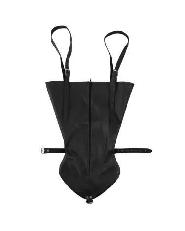 Zip-Up Full Sleeve Arm Restraint de Ouch! by Shots en noir pour contrôle sécurisé-6