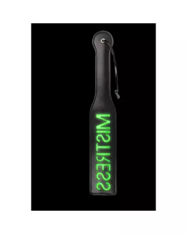 Mistress Paddle Neon Green Ouch! Glow in the Dark BDSM Accessoire-1