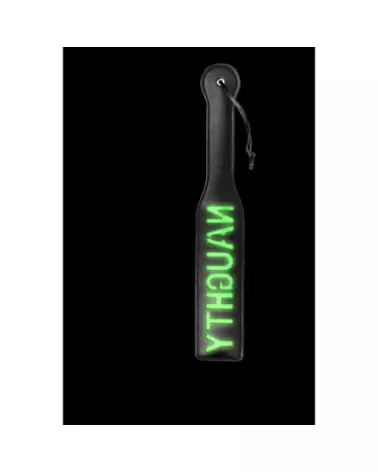 Paddle fluorescent vert néon Ouch! by Shots pour jeux de domination-1