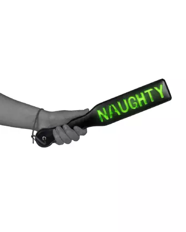Paddle fluorescent vert néon Ouch! by Shots pour jeux de domination-5
