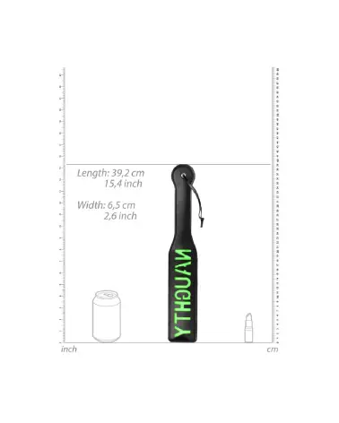 Paddle fluorescent vert néon Ouch! by Shots pour jeux de domination-6
