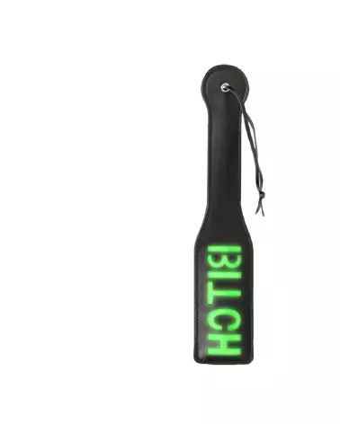 Photo du Paddle Bitch Glow in the Dark Neon Green de Ouch!, parfait pour BDSM-2