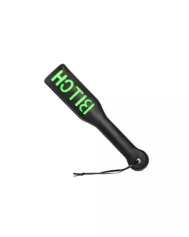 Photo du Paddle Bitch Glow in the Dark Neon Green de Ouch!, parfait pour BDSM-4