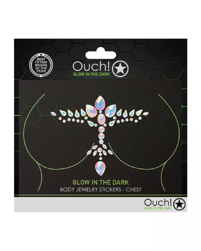 Stickers bijoux de corps pour poitrine Ouch! by Shots-2